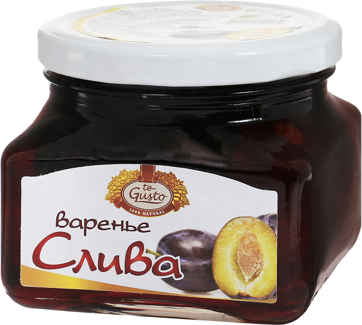 te Gusto Варенье из сливы, 430 г4657155301139 te Gusto Варенье из сливы, 430 г4657155301139Помимо прекрасных вкусовых качеств, слива обладает многими целебными и лечебными свойствами. Слива очень полезна для организма благодаря своему богатому составу. Слива насыщена витаминами, минералами и необходимыми веществами для жизнедеятельности организма. Варенье из сливы, а также компоты и соки с мякотью обладают нежным слабительным действием, рекомендуются при запорах и атонии кишечника. Слива способствует выведению холестерина из организма. Сливы рекомендуются при заболеваниях почек и гипертонической болезни. Соединения калия, содержащиеся в плодах сливы, оказывают мочегонное действие, чем способствуют выведению из организма избытка воды и поваренной соли. Слива легко переваривается. Плоды сливы способствуют образованию крови, расслабляют нижний пищеварительный тракт и прочищают желудок. Сливы очень эффективны при лечении заболеваний, вызванных избытком желчи или слишком высоким внутренним жаром. Сливы укрепляют печень и очищают кровь, изгоняя из тела токсины.