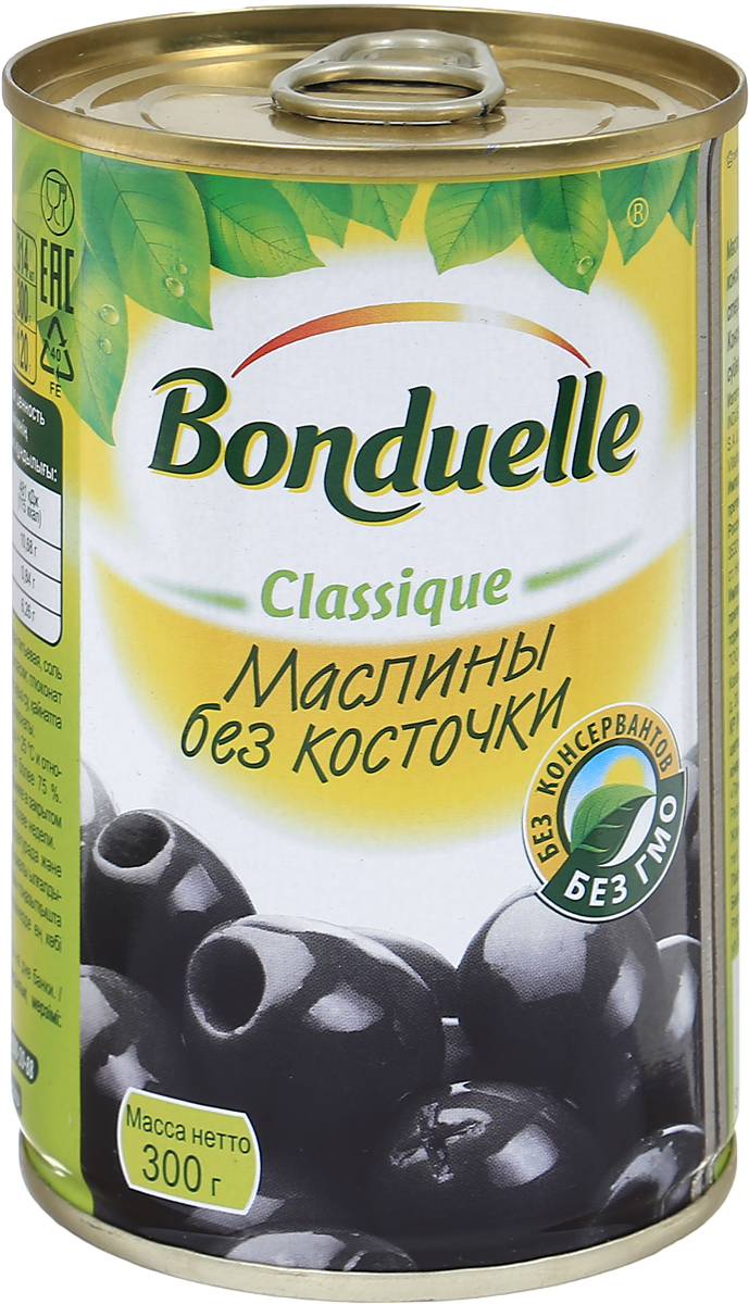 Bonduelle маслины без косточки, 300 г3466 Bonduelle маслины без косточки, 300 г3466Маленькое солнечное испанское счастье - так можно описать вкус маслин Bonduelle. Поэтому без них никак не обойтись в приготовлении вкусных и изящных закусок, особенно канапе и тарталеток. В банку попадают только тщательно отобранные зрелые плоды со сбалансированным вкусом. Уважаемые клиенты! Обращаем ваше внимание, что полный перечень состава продукта представлен на дополнительном изображении.