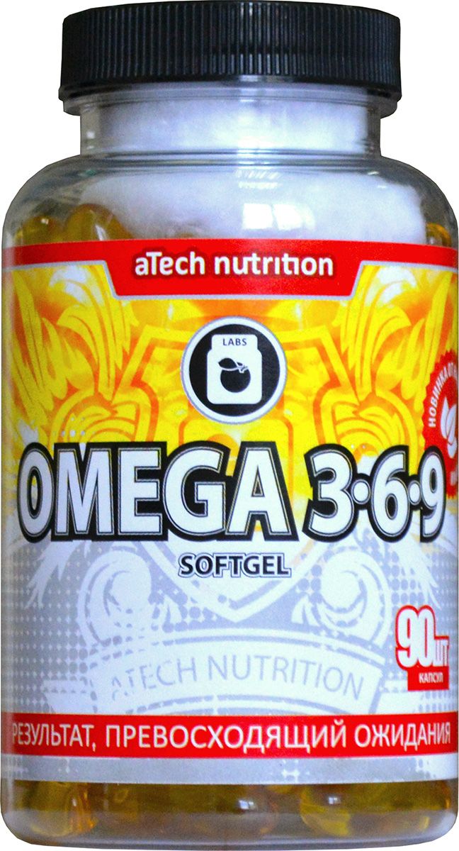 Пищевая добавка aTech Nutrition Omega 3-6-9, 90 капсул4630019670268 Пищевая добавка aTech Nutrition Omega 3-6-9, 90 капсул4630019670268Omega 3-6-9 от aTech nutrition является комбинированным источником полиненасыщенных (Омега 3 и Омега 6) и мононенасыщенных (Омега 9) жирных кислот, необходимых любому человеку, следящему за своим здоровьем и контролирующего вес своего тела. Прием Omega 3-6-9, в дополнении к основному рациону питания, позволяет восполнить недостаток ненасыщенных жирных кислот в организме человека, так как они не могут вырабатываться самостоятельно. Омега 3 и Омега 6 входят в состав каждой из клеток нашего тела, а их баланс непосредственно влияет на нормальное функционирование организма в целом. Благодаря своим свойствам, они нашли свое применение в медицине, спорте и повседневной жизни. Их применение предупреждает раннее старение организма и помогает бороться с излишним весом. Улучшает работу головного мозга, памяти и сокращает риск ишемической болезни сердца. Помогает мышцам быстрее восстанавливаться после стрессовых нагрузок. Повышает иммунитет, снижает риск развития рака и ускоряет восстановление...