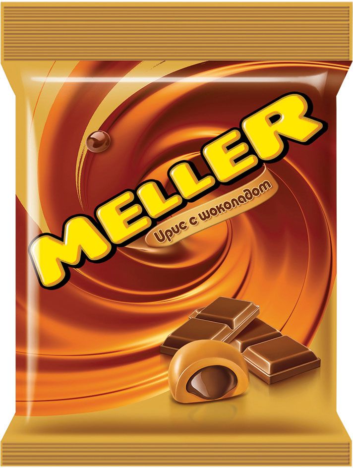 Meller ирис с шоколадом, 100 г8251785 Meller ирис с шоколадом, 100 г8251785Ирис Meller молочный шоколад изготовлен на основе натуральных ингредиентов с использованием сгущенного молока и какао. Основную часть конфеты составляет жевательный ирис, а в ее сердцевине – измельченный молочный шоколад, который эффектно дополняет нежный сливочный вкус. Конфеты можно брать собой повсюду благодаря компактным размерам упаковки.