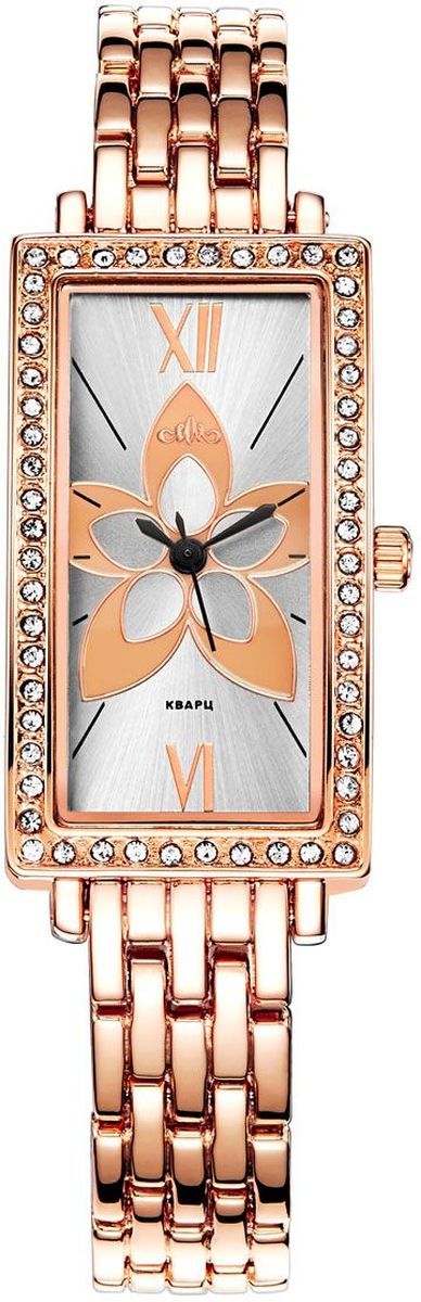 Часы наручные женские Mikhail Moskvin Каприз, цвет: золотой. 598-8-3598-8-3 Часы наручные женские Mikhail Moskvin Каприз, цвет: золотой. 598-8-3598-8-3Для ценительниц элегантности Угличским часовым заводом выпущена эта модель, сочетающая современность и выразительность. Графическая архитектура браслета гармонично дополняет 24-миллиметровый корпус, украшенный рантом из блестящих вставок. Часы покрыты IPG-напылением ионами розового золота с помощью новейшей технологии. Восхитительную праздничность придают модели черные изящные арабские цифры на белом поле циферблата с золотистой центральной частью. Точность высокого уровня обеспечивает надежный кварцевый механизм производства фирмы Seiko Epson (Япония). Срок службы элемента питания 2 года.