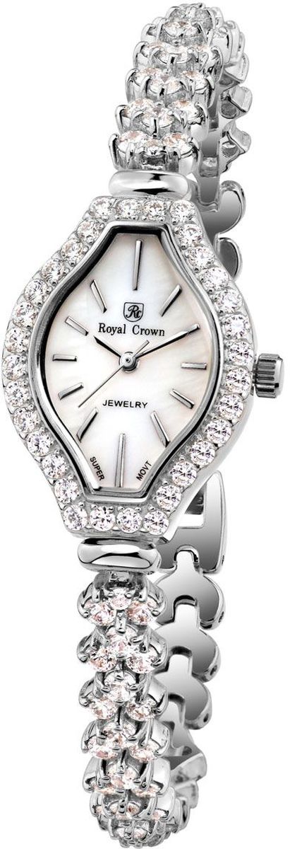 Часы наручные женские Royal Crown, цвет: серебристый. 63815-RDM-563815-RDM-5 Часы наручные женские Royal Crown, цвет: серебристый. 63815-RDM-563815-RDM-5Royal Crown- воплощение безукоризненного стиля и надежности.Это изысканный итальянский дизайн,высококачественные механизмы.