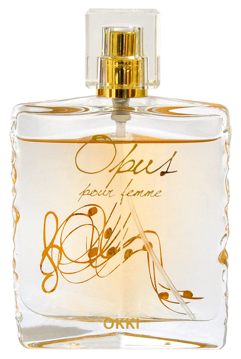 Okki Opus pour Femme Туалетная вода 50 мл105000 Okki Opus pour Femme Туалетная вода 50 мл105000Романтический женский аромат Головные ноты пьянят бергамотом, анисом и жгучим касисом Сердечные ноты звучат вокруг цветочно – фруктовой темы, напоенной розой, жасмином, ландышем и черной смородины Базовые ноты настойчивы и уверенны звучанием амбровых нот, наполняя атмосферу волнением кедра, сандала и мускуса.