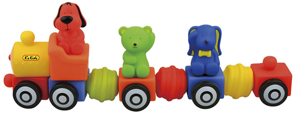 Ks Kids Мягкий конструктор Поезд друзейKA654 Ks Kids Мягкий конструктор Поезд друзейKA654Мягкий конструктор Ks Kids Поезд друзей разработан специально для всестороннего развития с первого года жизни. Набор выполнен из мягкого пластика и включает в себя пять вагончиков, три фигурки забавных животных и три элемента-насадки. Все элементы соединяются с другими конструкторами Ks Kids. Благодаря мягкому конструктору Ks Kids Поезд друзей ребенок сможет развить цветовое восприятие, тактильные ощущения, мелкую моторику рук, воображение и логическое мышление.