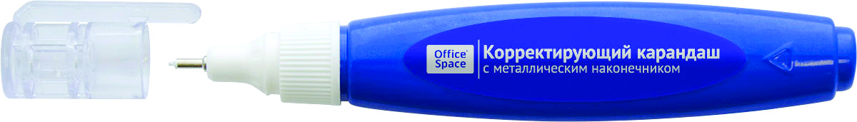 OfficeSpace Ручка-корректор 5 мл CPM07_1878CPM07_1878 OfficeSpace Ручка-корректор 5 мл CPM07_1878CPM07_1878Ручка-корректор OfficeSpace с металлическим наконечником гарантирует точное нанесение. Система подачи жидкости через пластиковый наконечник не требует постоянного нажатия на корпус. Точное нанесение. Перед применением необходимо встряхнуть. А после использования плотно закрыть колпачок.