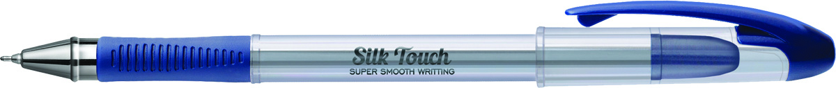 Berlingo Ручка шариковая Silk Touch синяяCBp_60872 Berlingo Ручка шариковая Silk Touch синяяCBp_60872Ручка шариковая Berlingo Silk Touch с прозрачным корпусом, пластиковым клипом и мягким резиновый гриппом препятствует скольжению пальцев и обеспечивает комфортное письмо. Диаметр пишущего узла - 0,6 мм. Чернила пониженной вязкости обеспечивают мягкое письмо. Утолщенный стержень предоставляет рекордную длину письма.