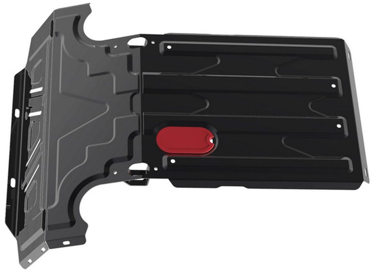 Защита радиатора Автоброня, для Chevrolet Niva. 1.01017.11.01017.1 Защита радиатора Автоброня, для Chevrolet Niva. 1.01017.11.01017.1Технологически совершенный продукт за невысокую стоимость. Защита разработана с учетом особенностей днища автомобиля, что позволяет сохранить дорожный просвет с минимальным изменением. Защита устанавливается в штатные места кузова автомобиля. Глубокий штамп обеспечивает до двух раз больше жесткости в сравнении с обычной защитой той же толщины. Проштампованные ребра жесткости препятствуют деформации защиты при ударах. Тепловой зазор и вентиляционные отверстия обеспечивают сохранение температурного режима двигателя в норме. Скрытый крепеж предотвращает срыв крепежных элементов при наезде на препятствие. Шумопоглощающие резиновые элементы обеспечивают комфортную езду без вибраций и скрежета металла, а съемные лючки для слива масла и замены фильтра - экономию средств и время. Конструкция изделия не влияет на пассивную безопасность автомобиля (при ударе защита не воздействует на деформационные зоны кузова). Со штатным крепежом. В комплекте инструкция по...