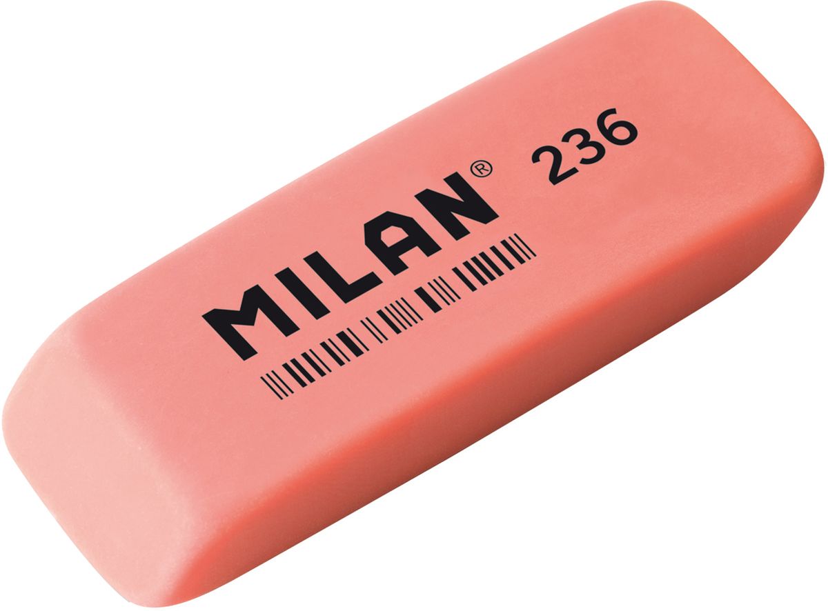 Milan Ластик 236 цвет коралловыйCPM236 Milan Ластик 236 цвет коралловыйCPM236Ластик Milan станет незаменимым аксессуаром на рабочем столе не только школьника или студента, но и офисного работника. Ластик имеет прямоугольную форму с двумя скошенными краями, которые предназначены для более точного стирания. Ластик обеспечивает высокое качество коррекции и не повреждает поверхность бумаги.