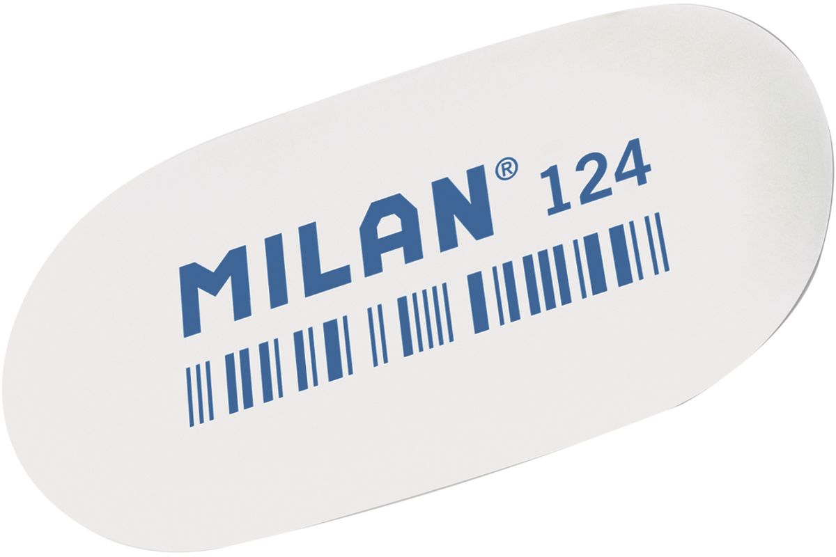 Milan Ластик 124 цвет белыйCMM124 Milan Ластик 124 цвет белыйCMM124Ластик Milan овальной формы для точного стирания. Полумягкая текстура.