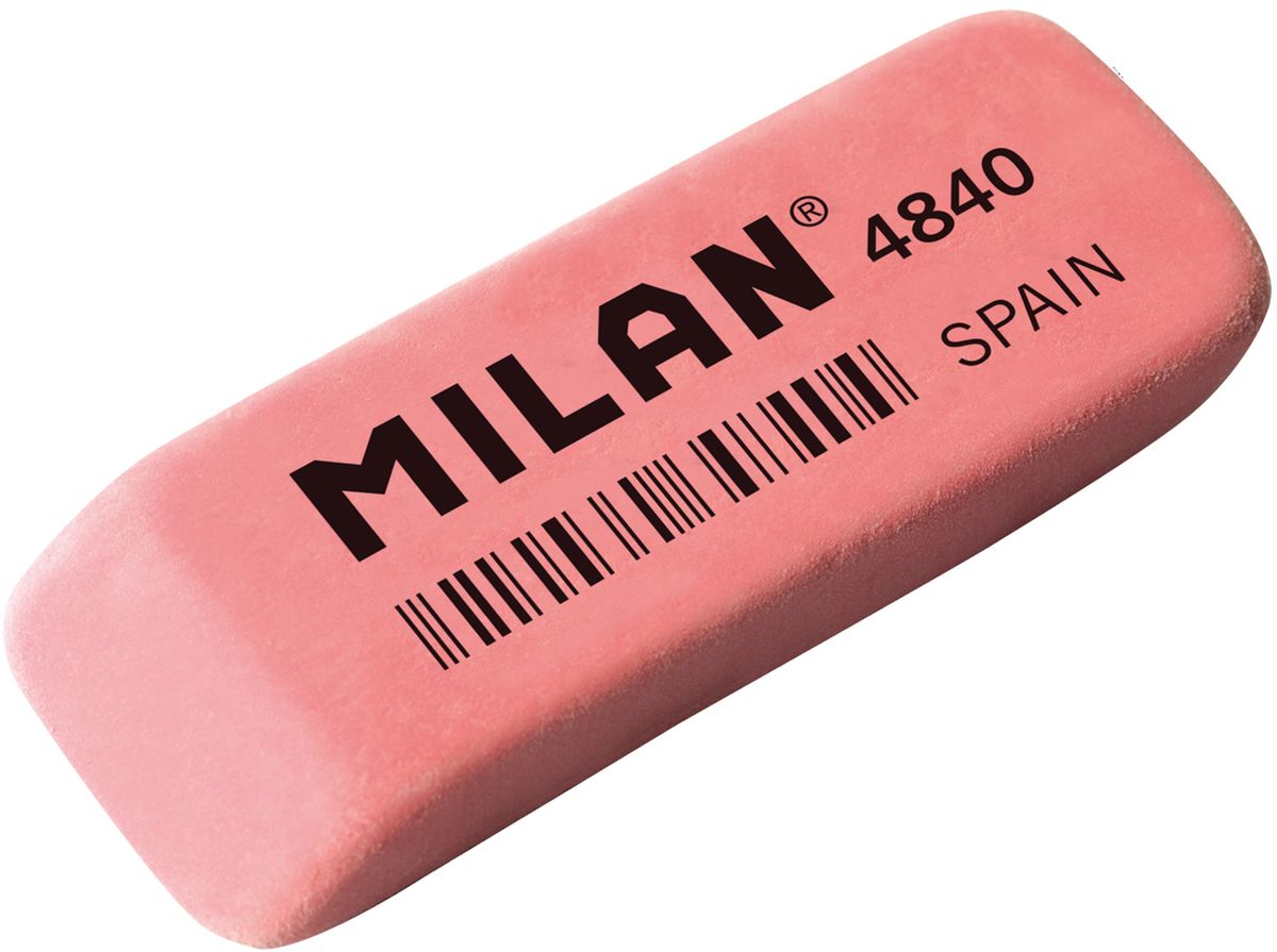 Milan Ластик 4840 скошенныйCNM4840 Milan Ластик 4840 скошенныйCNM4840Мягкий резиновый ластик Milan 4840 подходит для удаления штрихов от большинства графитовых карандашей на всех видах поверхностей.
