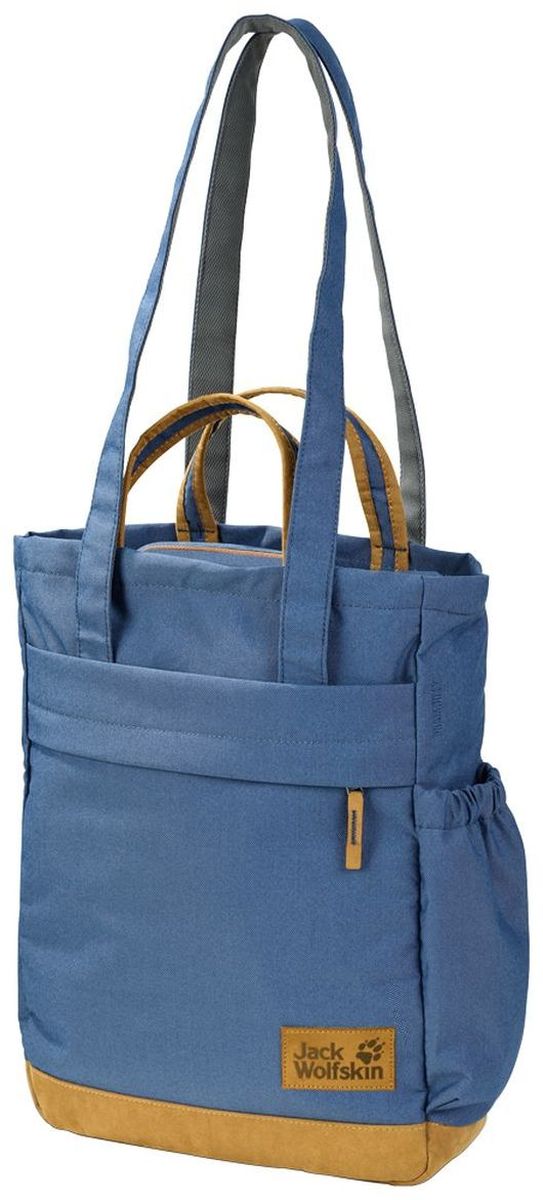 Сумка городская Jack Wolfskin Piccadilly, цвет: синий. 2004003-15882004003-1588 Сумка городская Jack Wolfskin Piccadilly, цвет: синий. 2004003-15882004003-1588Аксессуар-трансформер Piccadilly от Jack Wolfskin может быть использован как сумка и как городской рюкзак. Модель выполнена из сверхпрочного текстиля. У модели лямки трансформируются в плечевой ремень, одно отделение на молнии, двойной внешний карман, боковой карман.