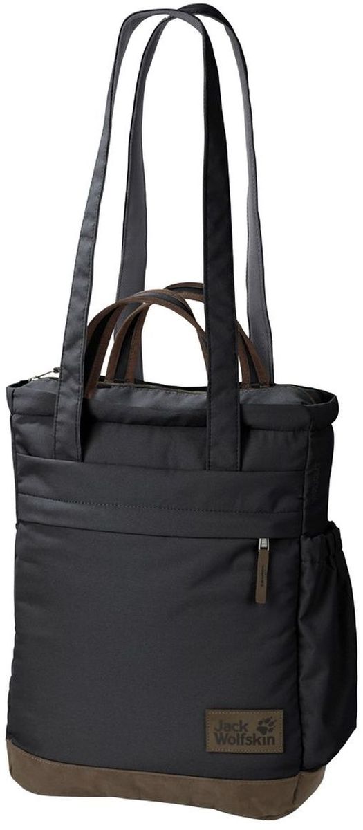 Сумка городская Jack Wolfskin Piccadilly, цвет: черный, 15 л2004003-6000 Сумка городская Jack Wolfskin Piccadilly, цвет: черный, 15 л2004003-6000Сумка для покупок из серии Vintage (Винтаж) с регулируемыми лямками