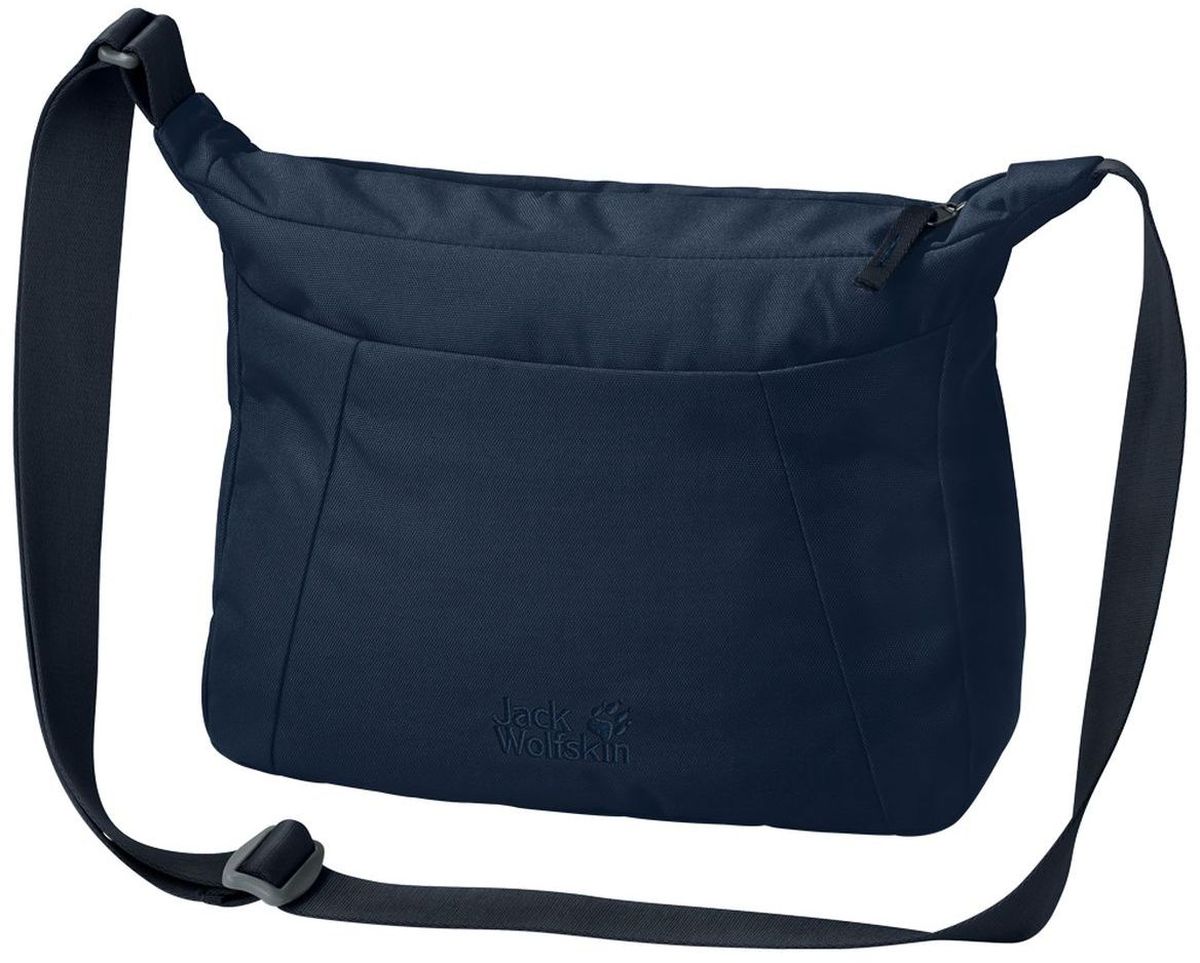 Сумка женская Jack Wolfskin Valparaiso Bag, цвет: темно-синий, 8 л2005501-1910 Сумка женская Jack Wolfskin Valparaiso Bag, цвет: темно-синий, 8 л2005501-1910Наплечная сумка для ежедневного ношения и путешествий со скрытым карманом на молнии