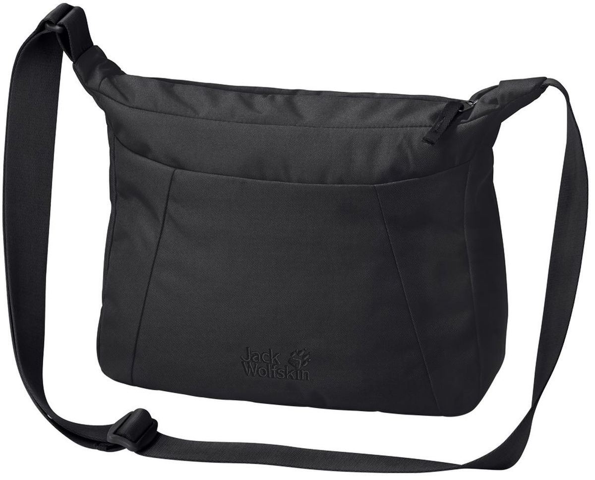 Сумка женская Jack Wolfskin Valparaiso Bag, цвет: черный, 8 л2005501-6000 Сумка женская Jack Wolfskin Valparaiso Bag, цвет: черный, 8 л2005501-6000Наплечная сумка для ежедневного ношения и путешествий со скрытым карманом на молнии