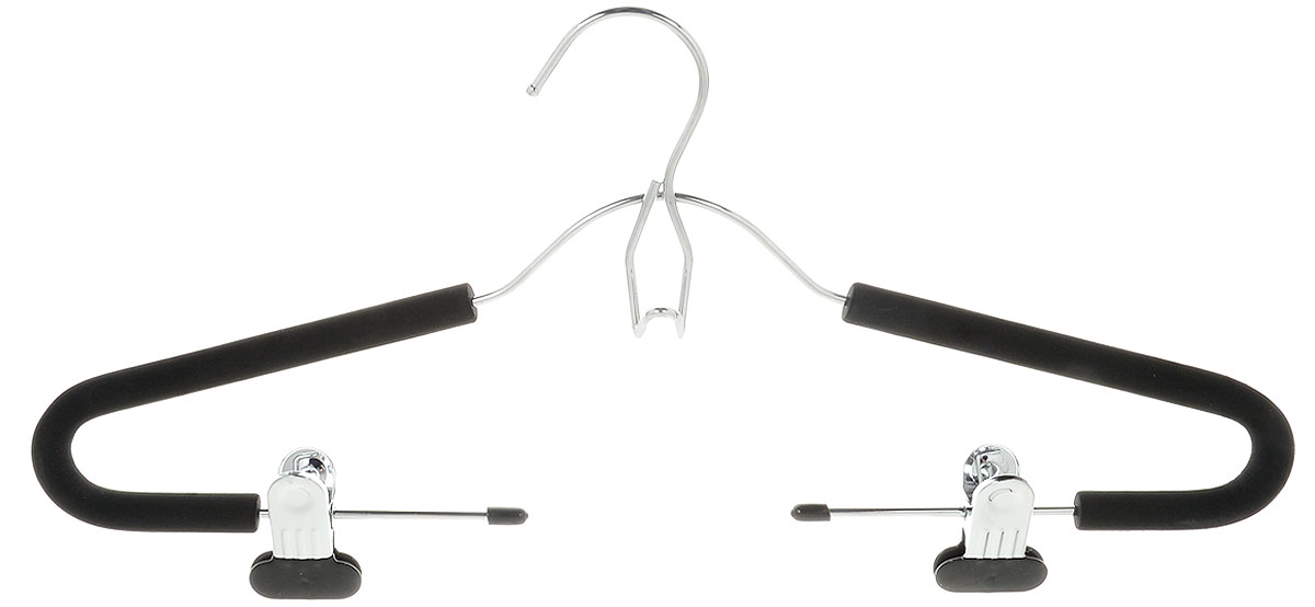 Вешалка для костюма Attribute Hanger Eva, с клипсами, цвет: черный, длина 42 смAHM191 Вешалка для костюма Attribute Hanger Eva, с клипсами, цвет: черный, длина 42 смAHM191Вешалка для костюма Attribute Hanger Eva выполнена из металла, обтянутого поролоном. Зажимы имеют специальные накладки, чтобы не повредить ткань. Вешалка оснащена дополнительным металлическим крючком и клипсами. Длина вешалки: 42 см.