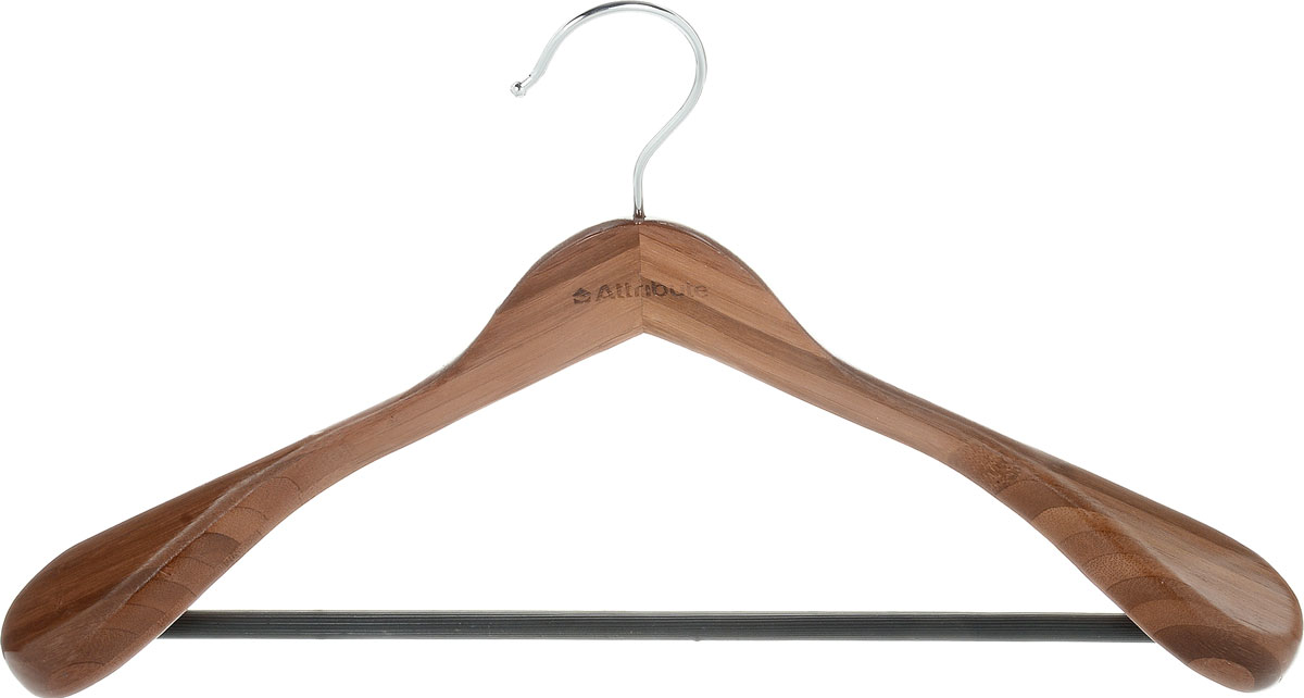 Вешалка для верхней одежды Attribute Hanger Bamboo, цвет: дерево, длина 44 смAHB211 Вешалка для верхней одежды Attribute Hanger Bamboo, цвет: дерево, длина 44 смAHB211Вешалка для верхней одежды Attribute Hanger Bamboo выполнена из бамбука и оснащена перекладиной с нескользящим покрытием. Вешалка - это незаменимая вещь для того, чтобы ваша одежда всегда оставалась в хорошем состоянии. Длина вешалки: 44 см.