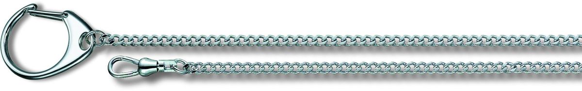 Цепочка Victorinox, с кольцом для ключей и карабином, цвет: серый металлик, длина 40 см4.1813 Цепочка Victorinox, с кольцом для ключей и карабином, цвет: серый металлик, длина 40 см4.1813Идеальный аксессуар добавляет последний,но крайне важный штрих любому ножу Victorinox.Поэтому для каждого товара предлагается чехол для безопасного хранения в кармане или под рукой на ремне.Каким будет ваш чехол : из кожзаменителя,натуральной кожи или нейлона?Черный,красный,корчневый,зеленый или флоуресцентный?Вы предпчтете модель с петлей для ремня или с удобной вращающейся клипсой?Выбор за Вами!Благодаря богатому выбору цепочек с панцирным плетением,карабинов,крючков для ремня и цветных шнуроввы сможете добавить больше характера,при этом инструмент Victorinox будет всегда под рукой,и вы больше не рискуеет потерять его. Цепочка VICTORINOX, 40 см, диаметр 1,2 мм, с кольцом для ключей и карабином, металлическая, хромированная