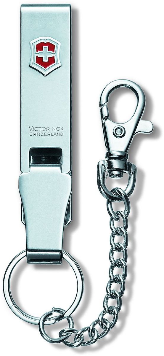 Подвеска на ремень Victorinox Multiclip, с карабином, кольцом для ключей и цепочкой, цвет: серый металлик4.1859 Подвеска на ремень Victorinox Multiclip, с карабином, кольцом для ключей и цепочкой, цвет: серый металлик4.1859Идеальный аксессуар добавляет последний,но крайне важный штрих любому ножу Victorinox.Поэтому для каждого товара предлагается чехол для безопасного хранения в кармане или под рукой на ремне.Каким будет ваш чехол : из кожзаменителя,натуральной кожи или нейлона?Черный,красный,корчневый,зеленый или флоуресцентный?Вы предпчтете модель с петлей для ремня или с удобной вращающейся клипсой?Выбор за Вами!Благодаря богатому выбору цепочек с панцирным плетением,карабинов,крючков для ремня и цветных шнуроввы сможете добавить больше характера,при этом инструмент Victorinox будет всегда под руккой,и вы больше не рискуеет потерять его. Подвеска на ремень VICTORINOX Multiclip, с карабином, кольцом для ключей и цепочкой, металлическая.