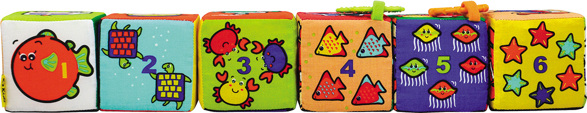 Ks Kids Кубики-пазлыKA622 Ks Kids Кубики-пазлыKA622Кубики-пазлы подарят удивительные игры крохе. Кубики-пазлы - это яркий пример тех развивающих игрушек, которые должны быть обязательно у ребенка для его всестороннего развития. Каждая сторона кубика вызовет бурю эмоций у ребенка, так как это маленький сюрприз. Процесс обучения происходит в виде игры, очень разнообразно, что не скоро наскучит ребенку. В комплект входят 6 мягких красочных кубиков. Кубики небольшие, размер одной стороны составляет 9 см, поэтому ребенку будет удобно их держать. Мягкий конструктор от KsKids разнообразен и многофункционален, так как с ним можно играть, строить дома или подбирать картинки, изучать цифры, геометрические фигуры в игровой форме. К двум кубикам прикреплены прорезыватели, 2 кубика гремят, а остальные 2 кубика шуршат. Со временем малыш сможет самостоятельно сложить пазл из разных картинок. У мягких кубиков нет острых углов, поэтому они абсолютно безопасны для детей. С помощью такой игрушки для новорожденных малыш развивает свое воображение и...