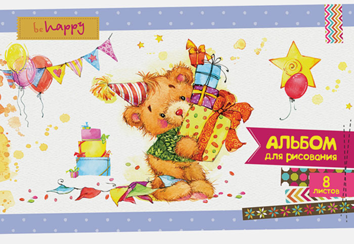 ArtSpace Альбом для рисования Мультяшки Cute Fluffy 8 листовА08ф_9131_мишка ArtSpace Альбом для рисования Мультяшки Cute Fluffy 8 листовА08ф_9131_мишкаАльбом для рисования ArtSpace Мультяшки. Cute Fluffy непременно порадует маленького художника и вдохновит его на творчество. Высокое качество бумаги позволяет карандашам, фломастерам и краскам ровно ложиться на поверхность и не растекаться по листу. Способ крепления - скрепки. В альбоме 8 листов. Во время рисования совершенствуется ассоциативное, аналитическое и творческое мышления. Занимаясь изобразительным творчеством, ребенок тренирует мелкую моторику рук, становится более усидчивым и спокойным и, конечно, приобщается к общечеловеческой культуре.
