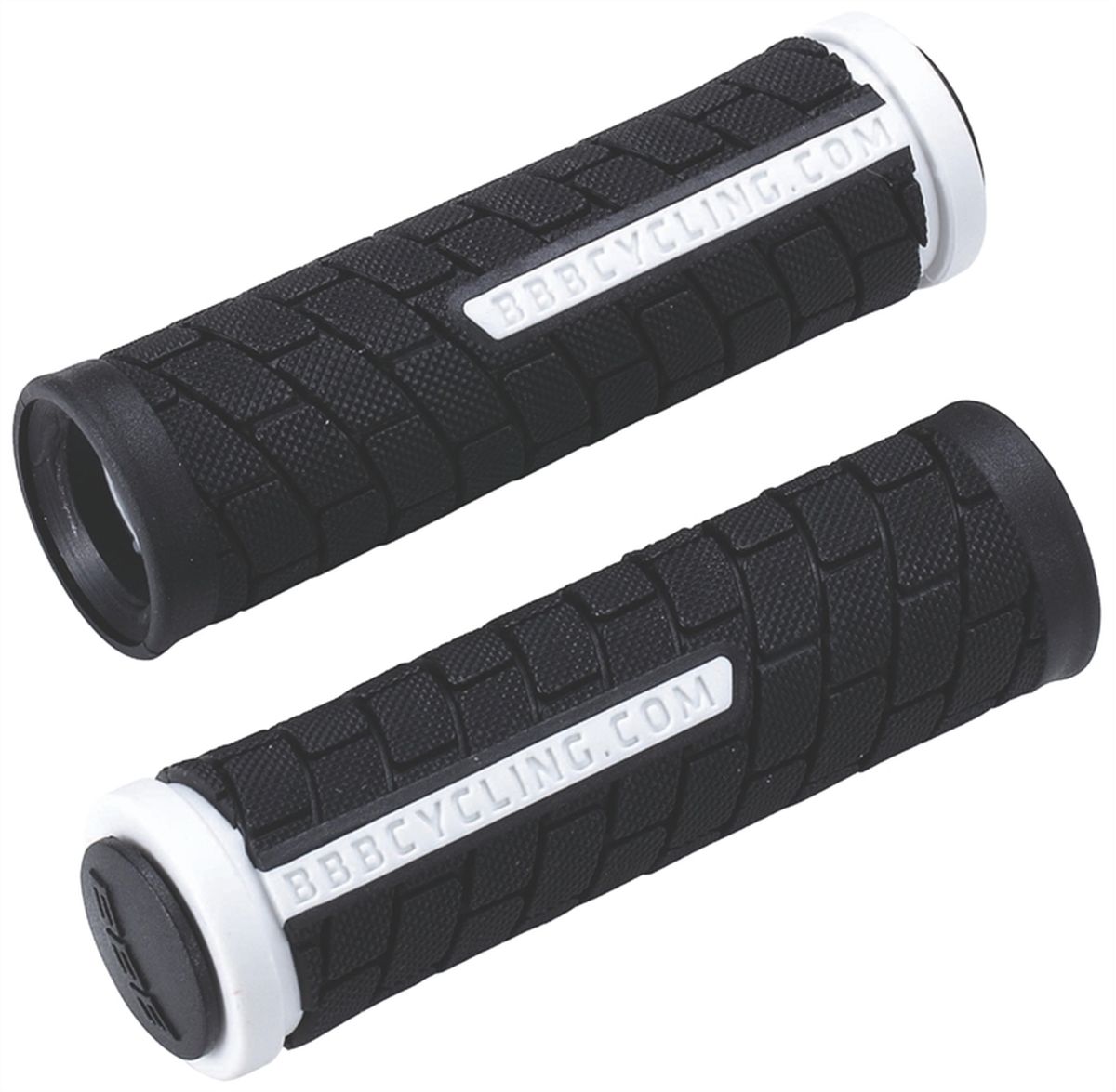 Грипсы BBB DualGrip, цвет: черный, белый, 10,2 см, 2 шт. BHG-07BHG-07 Грипсы BBB DualGrip, цвет: черный, белый, 10,2 см, 2 шт. BHG-07BHG-07Грипсы BBB DualGrip выполнены из мягкой двухкомпонентной резины. Рельефная текстура обеспечивает отличное сцепление. Грипсы предназначены для более удобного управления велосипедом. Две заглушки для руля в комплекте. Длина грипс: 10,2 см.