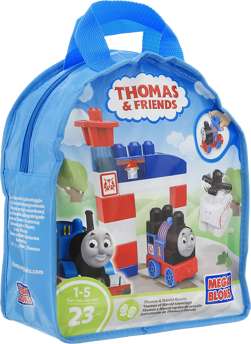 Mega Bloks Thomas & Friends Конструктор Спасатели Томас и ХэрольдDXH55_DXH55 Mega Bloks Thomas & Friends Конструктор Спасатели Томас и ХэрольдDXH55_DXH55Патрулируйте побережье по суше или по воздуху в поисково-спасательном центре Содора! Посетители побережья теперь в безопасности, ведь Томас всегда готов броситься на помощь! Промчитесь сквозь качающийся дверной проем на крутящихся колесах Томаса, патрулируя побережье, или крутите вертолетные лопасти Хэрольда, чтобы помочь ему лететь на помощь! В набор входит легкособираемый поисково-спасательный центр Содора. Центр оснащен вертолетной площадкой и качающимся дверным проемом. Конструктор Mega Bloks Thomas & Friends Спасатели Томас и Хэрольд - идеальная игрушка для детей в возрасте от 1 года до 5 лет. Когда ваш малыш наиграется, вы сможете убрать элементы конструктора в удобную сумку для хранения! Комбинируйте с другими игровыми конструкторами Thomas & Friends от Mega Bloks. Соберите их все и постройте большой мир приключений на острове Содор!
