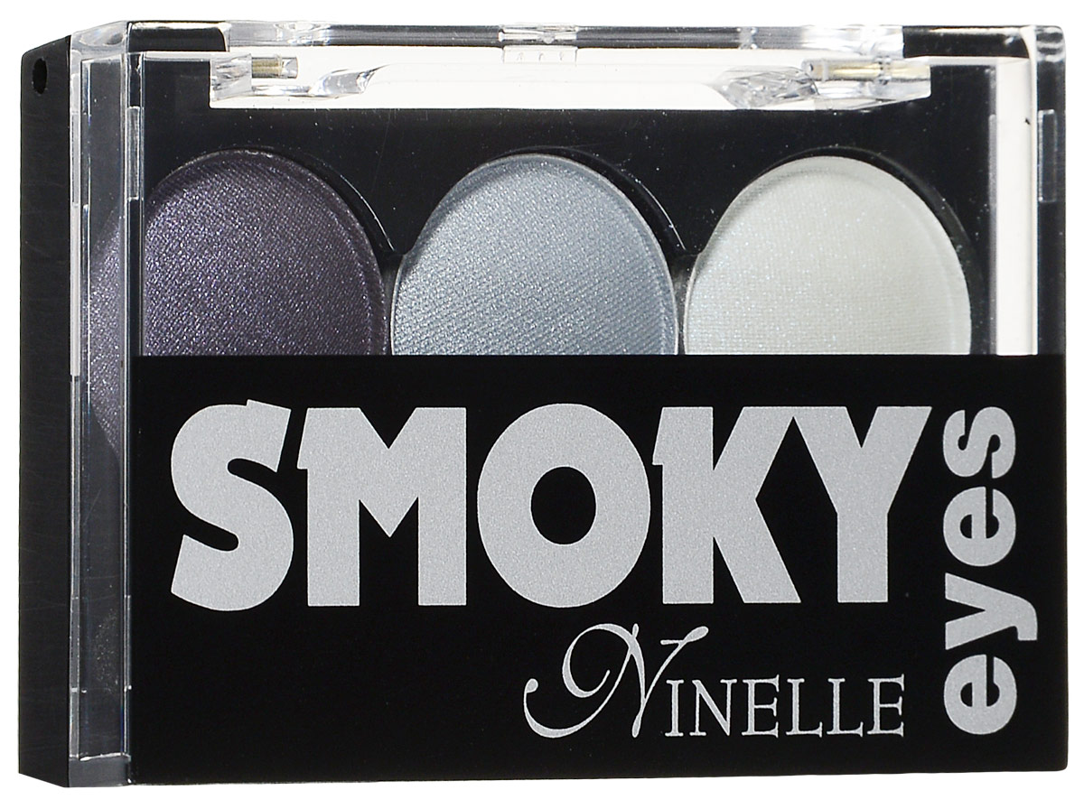 Ninelle Тени для век Smoky eyes, 3 цвета, тон №25, 3х0,8 г648N10367 Ninelle Тени для век Smoky eyes, 3 цвета, тон №25, 3х0,8 г648N10367Тени для век Ninelle Smoky eyes представляют собой коктейль из 3-х великолепно сочетающихся оттенков, которые подчеркивают загадочную глубину взгляда. Тени для век Ninelle Smoky eyes обладают шелковистой текстурой из микронизированных пигментов, обеспечивающей нежное нанесение на веко и создание мягких переходов между тонами. Благодаря сочетанию особой текстуры теней и четырех гармоничных оттенков можно добиться исключительно эффектной игры тени и света, тем самым подчеркнув глубину чувственного взгляда. Каждая комбинация теней состоит из матовых и атласных (сатиновых) текстур с разным содержанием перламутровых пигментов (от легких переливающихся перламутровых, до абсолютно матовых), которые идеально подходят для всех возрастов и типов кожи (в том числе и для зрелой). Такое сочетание текстур делает каждую комбинацию универсальной. Шикарные палитры теней позволяют легко создавать яркий и выразительный макияж, придавая глазам необычайную выразительность и...