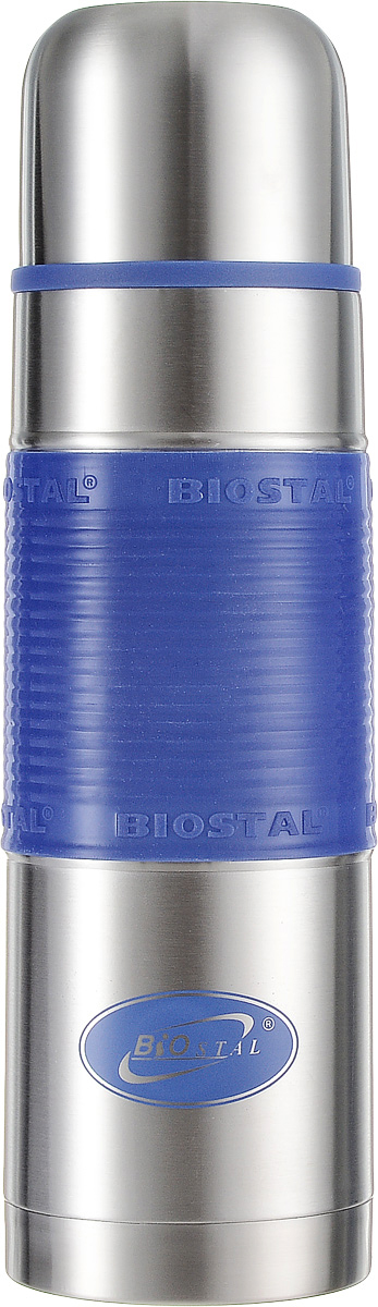 Термос Biostal, цвет: синий, стальной, 0,75 лNB-750 P-B Термос Biostal, цвет: синий, стальной, 0,75 лNB-750 P-BТермос Biostal прост в использовании и многофункционален. Он изготовлен из высококачественной нержавеющей стали. Термос предназначен для хранения горячих и холодных напитков. Изделие имеет удобную нескользящую силиконовую вставку. Удобная пробка с кнопкой позволяет наливать напитки, не отвинчивая пробку.