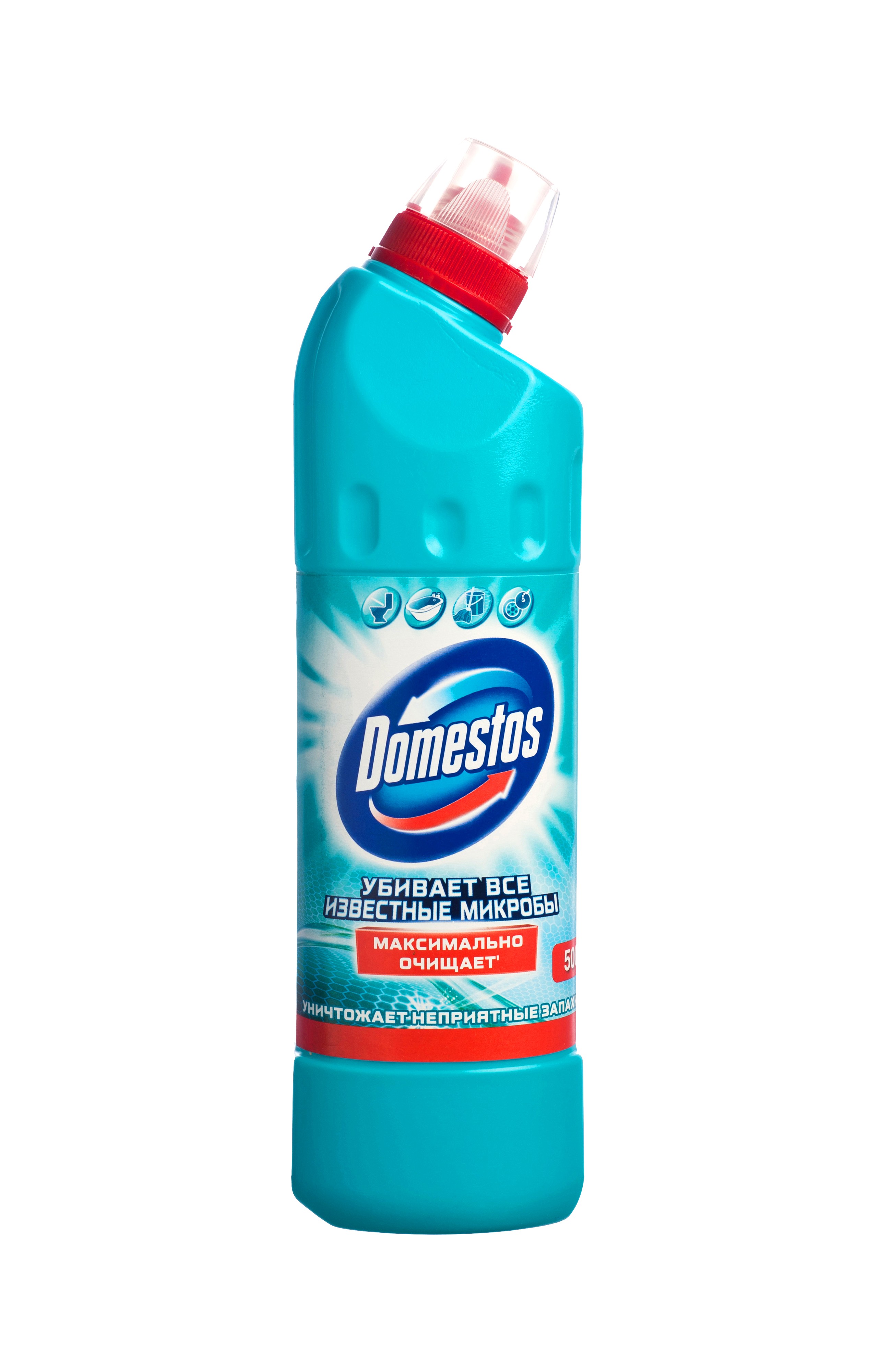 Domestos Двойная сила Чистящее и дезинфицирующее средство Универсальное Свежесть атлантики 500 мл21009847/8828100 Domestos Двойная сила Чистящее и дезинфицирующее средство Универсальное Свежесть атлантики 500 мл21009847/8828100Универсальное чистящее средство Domestos Двойная сила. Свежесть Атлантики подходит для уборки раковин и ванн, кафеля, пола, унитаза, сливов и водостоков на кухне и в ванной. Чистит до блеска, дезинфицирует и отбеливает. Domestos не только очищает поверхности, но и помогает бороться со всеми известными микробами - в том числе, вызывающими опасные заболевания, обеспечивая свежий аромат. Густой, многофункциональный, экономичный и невероятно эффективный. Среди средств для туалетов Domestos - бесспорный лидер, благодаря густой формуле и удобной форме бутылки. Нельзя забывать, что гигиена важна не только в туалете, но и в ванной. Влага и тепло - идеальные условия для размножения бактерий, грибка, плесени. Регулярное использование небольшого количества Domestos на мокрой тряпке или губке в ванной убирает мыльной осадок, темные пятна, дезинфицирует поверхности. Domestos безопасен. При надлежащем использовании Domestos абсолютно безвреден как для людей, так и для окружающей...