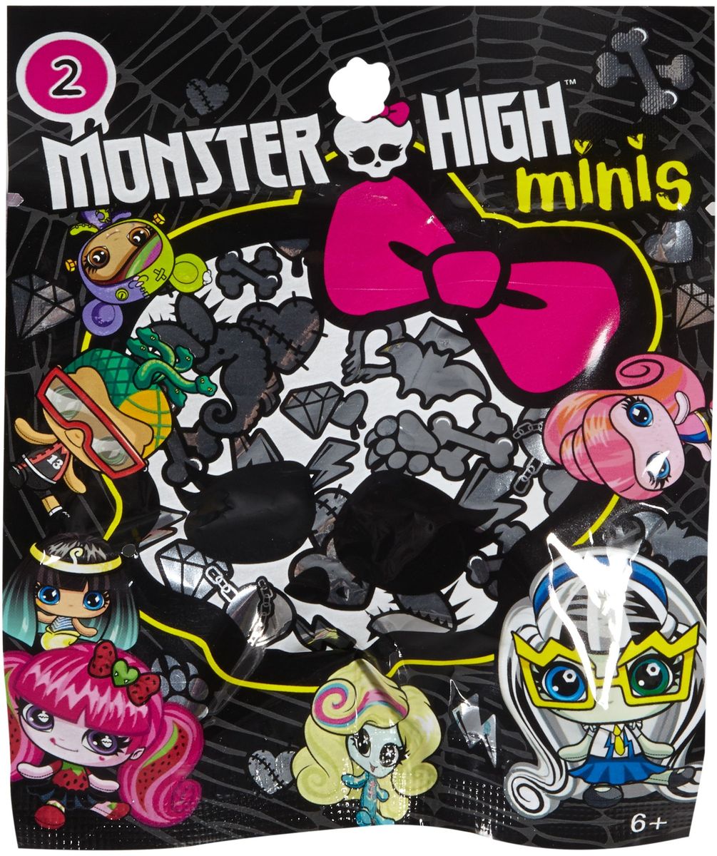 Monster High Мини-фигурка FCB75FCB75 Monster High Мини-фигурка FCB75FCB75Мини-фигурки Monster High ужасно милые, ну просто до такой степени, что вам сразу захочется собрать их все! У каждой маленькой фигурки свой фирменный стиль с монструозными деталями. Каждый наряд уникален, все прически убийственно прекрасны! Ищите любимых персонажей, собирайте уникальные темы Monster High.