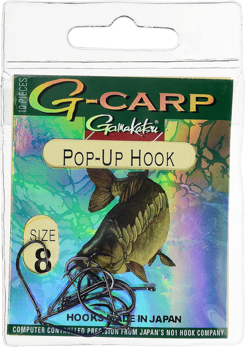 Крючок рыболовный Gamakatsu G-Carp. Pop-Up Hook, №8, 10 шт14682600800 Крючок рыболовный Gamakatsu G-Carp. Pop-Up Hook, №8, 10 шт14682600800Gamakatsu G-Carp. Pop-Up Hook - легкий прочный крючок универсальной формы, предназначенный для создания различных схем волосяной оснастки c Pop-Up наживками. Крючок содержит жало с углублением, кованое цевье, джиг- крючок, круглое ушко. На сегодняшний день рыболовные крючки Gamakatsu являются лучшими по качеству в Японии и Европе. Все крючки выполняются из очень прочной стальной проволоки. Жала крючков имеют химическую заточку. Вид крепления: ушко. Размер крючка: №8.