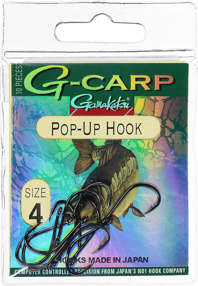 Крючок рыболовный Gamakatsu G-Carp. Pop-Up Hook, №4, 10 шт14682600400 Крючок рыболовный Gamakatsu G-Carp. Pop-Up Hook, №4, 10 шт14682600400Gamakatsu G-Carp. Pop-Up Hook - легкий прочный крючок универсальной формы, предназначенный для создания различных схем волосяной оснастки c Pop-Up наживками. Крючок содержит жало с углублением, кованое цевье, джиг- крючок, круглое ушко. На сегодняшний день рыболовные крючки Gamakatsu являются лучшими по качеству в Японии и Европе. Все крючки выполняются из очень прочной стальной проволоки. Жала крючков имеют химическую заточку. Вид крепления: ушко. Размер крючка: №4.