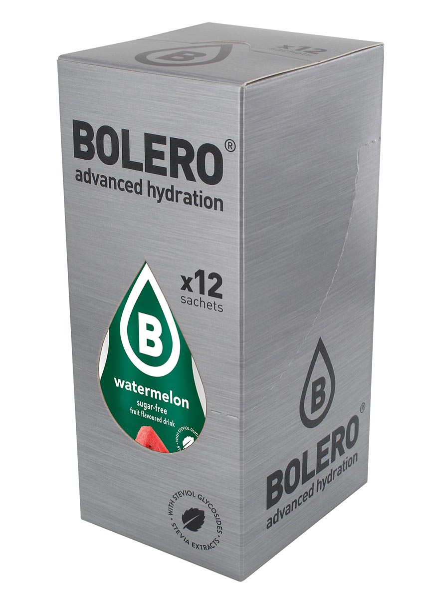 Напиток быстрорастворимый Bolero Watermelon / Арбуз, 9 г х 12 штЦБ-00003125 Напиток быстрорастворимый Bolero Watermelon / Арбуз, 9 г х 12 штЦБ-00003125Что же такое Bolero Drinks? В первую очередь это - вкусовая добавка без сахара, без глютена, без жиров и углеводов. Bolero Drinks – это мгновенные напитки, которые не содержат сахар, не содержат лактозы, не содержат консервантов, не содержат глютен, не содержат искусственных вкусовых и цветообразующих добавок!!!!!!! Каждый пакетик Bolero Drinks на Стивии весит 9 г, и его достаточно, чтобы подготовить 1,5-2 литра сока, в зависимости от вашего желания. Эти маленькие пакетики очень удобно носить с собой, и подготовка натурального напитка проста - просто добавьте в 1,5-2 литра холодной воды и размешайте. Но Bolero Drinks – это не только напитки. Это великолепное дополнение к каше, творогу и другим субстанциям. Состав: Без добавления ГМО. Не содержит Глютен, без сахара. Кислоты: лимонная кислота, яблочная кислота, мальтодекстрин; ароматические и вкусовые вещества; L-аскорбиновая кислота. Натуральные ароматизаторы и подсластители: ацесульфам К,...