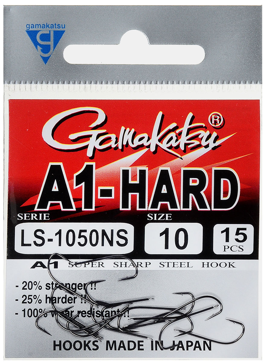 Крючок рыболовный Gamakatsu A1-Hard, №1, 15 шт14764501000 Крючок рыболовный Gamakatsu A1-Hard, №1, 15 шт14764501000Крючок Gamakatsu A1-Hard - кованый крючок с лопаткой. Изготовлен из тонкого, но очень надежного прутка. Острое жало отогнуто в бок, что бы лучше цепляться во время подсечки. Крючок достаточно универсален и может с успехом применяться в разных видах ловли. Особенно хорошо показывает себя при ловли рыб с тонкими нежными губами. Крючки изготовлены из стали, которая превосходит прочие материалы по прочности, мощности и стойкости по отношению к воздействиям окружающей среды. Если вы собираетесь заняться поимкой трофейных экземпляров или рыбачите в сложных условиях Gamakatsu A1-Hard будут незаменимы. Размер крючка: №1. Вид крепления: лопатка. Количество штук в упаковке: 15 штук.