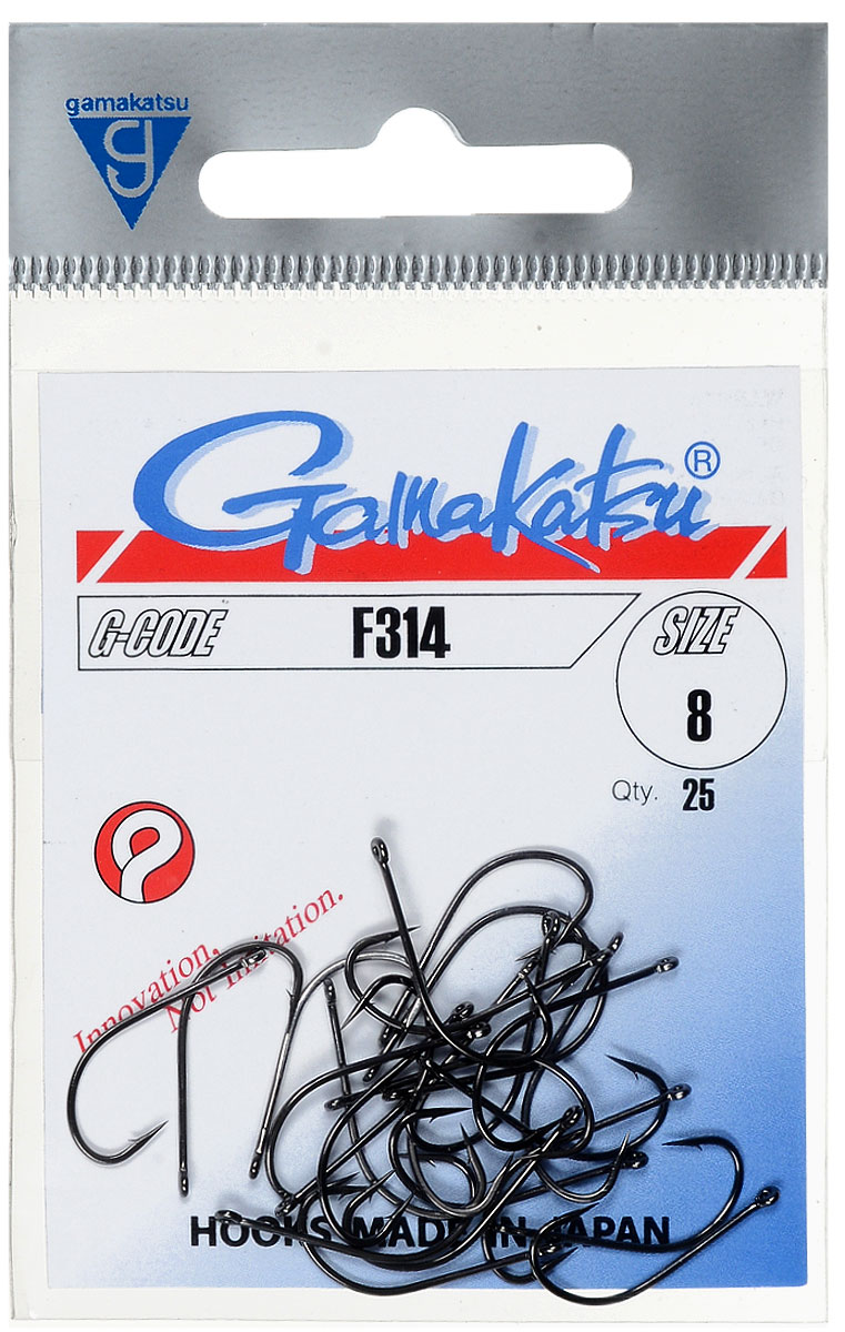 Крючок рыболовный Gamakatsu F314, №8, 25 шт14665500800 Крючок рыболовный Gamakatsu F314, №8, 25 шт14665500800Рыболовный крючок Gamakatsu F314 изготовлен из стали. Крючок подходит для ловли нахлыстом, предназначен для вязания плавающих и заглубляющихся насадок, прекрасно подходит для ловли щуки и окуня. Содержит круглое ушко, жало с углублением и кованое цевье. Вид крепления - кольцо. Размер крючка: №8. Количество штук в упаковке: 25 штук.
