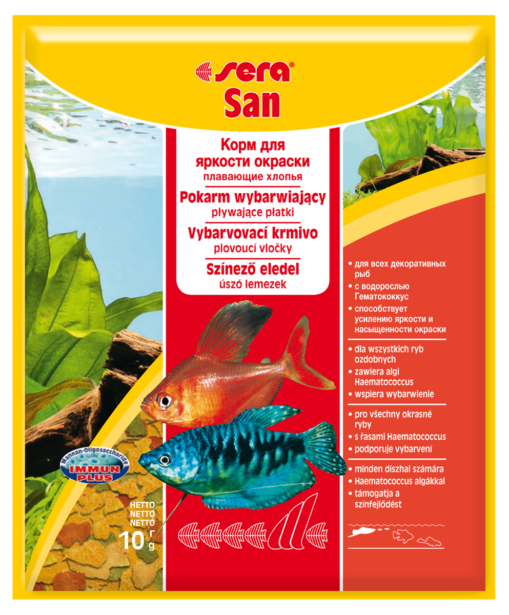 Корм для рыб Sera "San", 10 г Корм для рыб Sera "San", 10 г