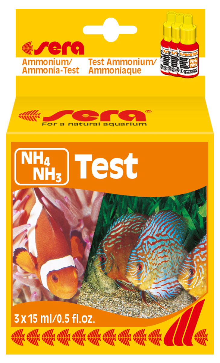 Тест для воды Sera "NH4/NH3-Test", 15 мл Тест для воды Sera "NH4/NH3-Test", 15 мл