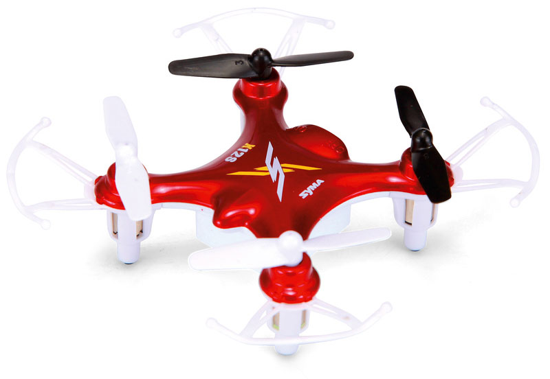 Syma Квадрокоптер на радиоуправлении X12s цвет красныйX12S red Syma Квадрокоптер на радиоуправлении X12s цвет красныйX12S redКвадрокоптер на радиоуправлении Syma X12S - это самый маленький квадрокоптер от Syma X12S Nano и создан для полетов в помещании, но его структура позволяет запускать квадрокоптер на открытом воздухе в безветренную погоду. Модели радиоуправляемых квадрокоптеров Syma отличаются стабильностью полета и X12S не исключение.Квадрокоптер X12S имеет 6-ти осевую систему стабилизации, что делает не только полет стабильным, но и позволяет выпрямиться из любого положения. X12S можно заставить зависнуть на месте. Четырехосевая структура делает квадрокоптер более гибким и быстрым при полете. Потрясающие светодиодные эффекты сделают впечатляющим и эффективным полет в темное время суток.