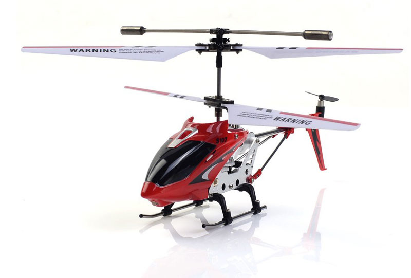 Syma Вертолет на радиоуправлении S107G цвет красныйS107G red Syma Вертолет на радиоуправлении S107G цвет красныйS107G redРадиоуправляемый вертолет SYMA S107G — превосходная игрушка для начинающих пилотов. Он сохраняет устойчивость в полете, отзывчивый на команды с пульта и маневренный. Эти качества достигаются за счет встроенного гироскопа и трехканальной системы управления. Движения вперед и назад обеспечивает задний винт, смещающий центр тяжести. Также игрушка может вращаться вокруг своей оси.
