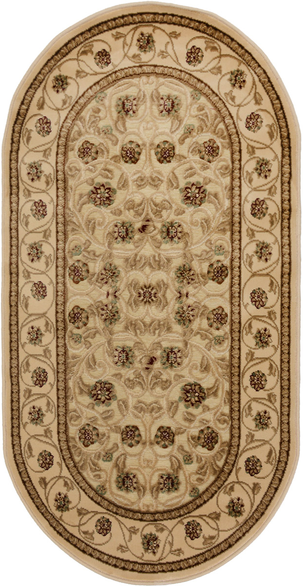Ковер Mutas Carpet Антик Шенил, овальный, 80 х 150 см203420130212184030 Ковер Mutas Carpet Антик Шенил, овальный, 80 х 150 см203420130212184030Ковер Mutas Carpet Антик Шенил изготовлен из акрила. Структура волокна гладкая, поэтому грязь не будет въедаться и скапливаться на ворсе. Практичный и износоустойчивый ворс не истирается и не накапливает статическое электричество. Ковер обладает хорошими показателями теплостойкости и шумоизоляции. Оригинальный рисунок позволит гармонично оформить интерьер комнаты, гостиной или прихожей. За счет невысокого ворса ковер легко чистить. Самый простой способ избавить изделие от грязи - пропылесосить его с обеих сторон (лицевой и изнаночной). Хранить рекомендуется в свернутом рулоном виде.