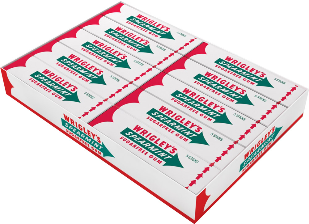 Wrigleys Spearmint жевательная резинка, 20 пачек по 13 г4009900019088 Wrigleys Spearmint жевательная резинка, 20 пачек по 13 г4009900019088Классическая жевательная резинка Wrigleys Spearmint. Великолепный мятный вкус дарит свежесть уже более 100 лет. Уважаемые клиенты! Обращаем ваше внимание, что полный перечень состава продукта представлен на дополнительном изображении.