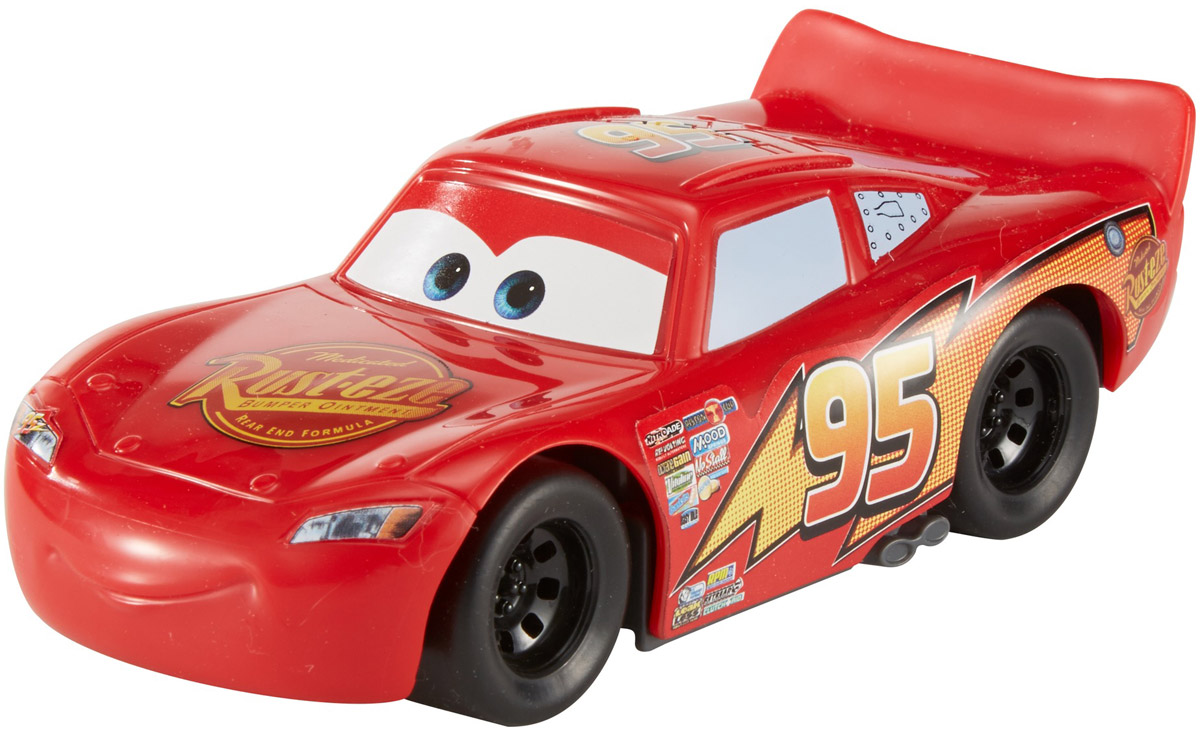 Cars Машинка Молния МаккуинDRD52_DHM17 Cars Машинка Молния МаккуинDRD52_DHM17Любимый персонаж Тачек от Disney и Pixar весьма внушительных размеров в 12,5 см До мельчайших деталей повторяет модель из фильма и более чем готов к приключениям. Цвета, наклейки и другие детали точно как в мультфильмах.