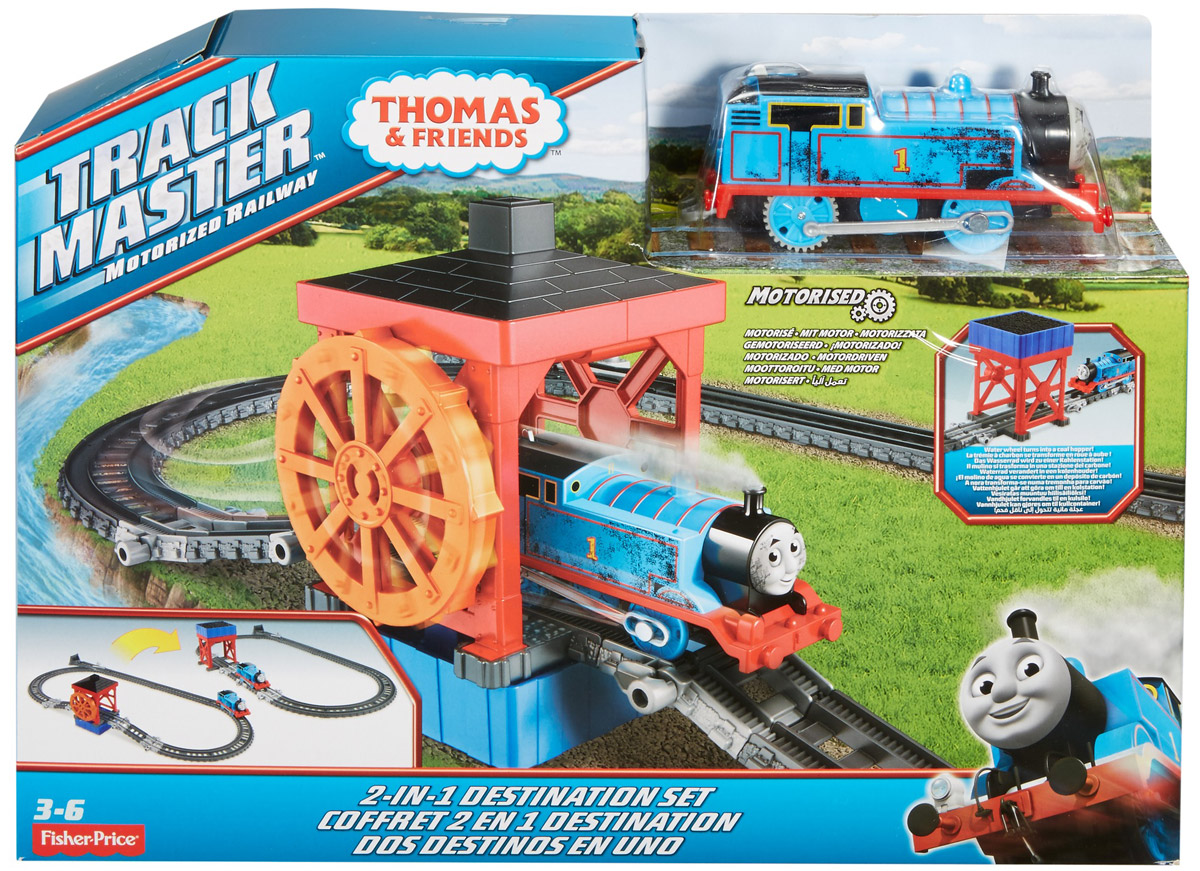 Thomas & Friends Железная дорога Угольный бункер/Водяное колесоDVF71 Thomas & Friends Железная дорога Угольный бункер/Водяное колесоDVF71Томас и его вагончик едут по свалке, чтобы собрать металлолом. Его неугомонный приятель Рэдж вертится вокруг, чтобы помочь Томасу погрузить металлолом и вернуться на Содор. Куски металлолома идеально помещаются в клешню Рэджа. Он тоже может сбрасывать груз с горки и быстро доставлять прямо на трассу. Соединив вместе куски металлолома, вы получите фантастического Монстра свалки! В наборе паровозик Томас, кран Рэдж, вагон, груз и платформа погрузчика. Совместим с поездами серии Приключения Томаса и его друзей. Помогает развивать крупную моторику, восприятие и способности к осмыслению.