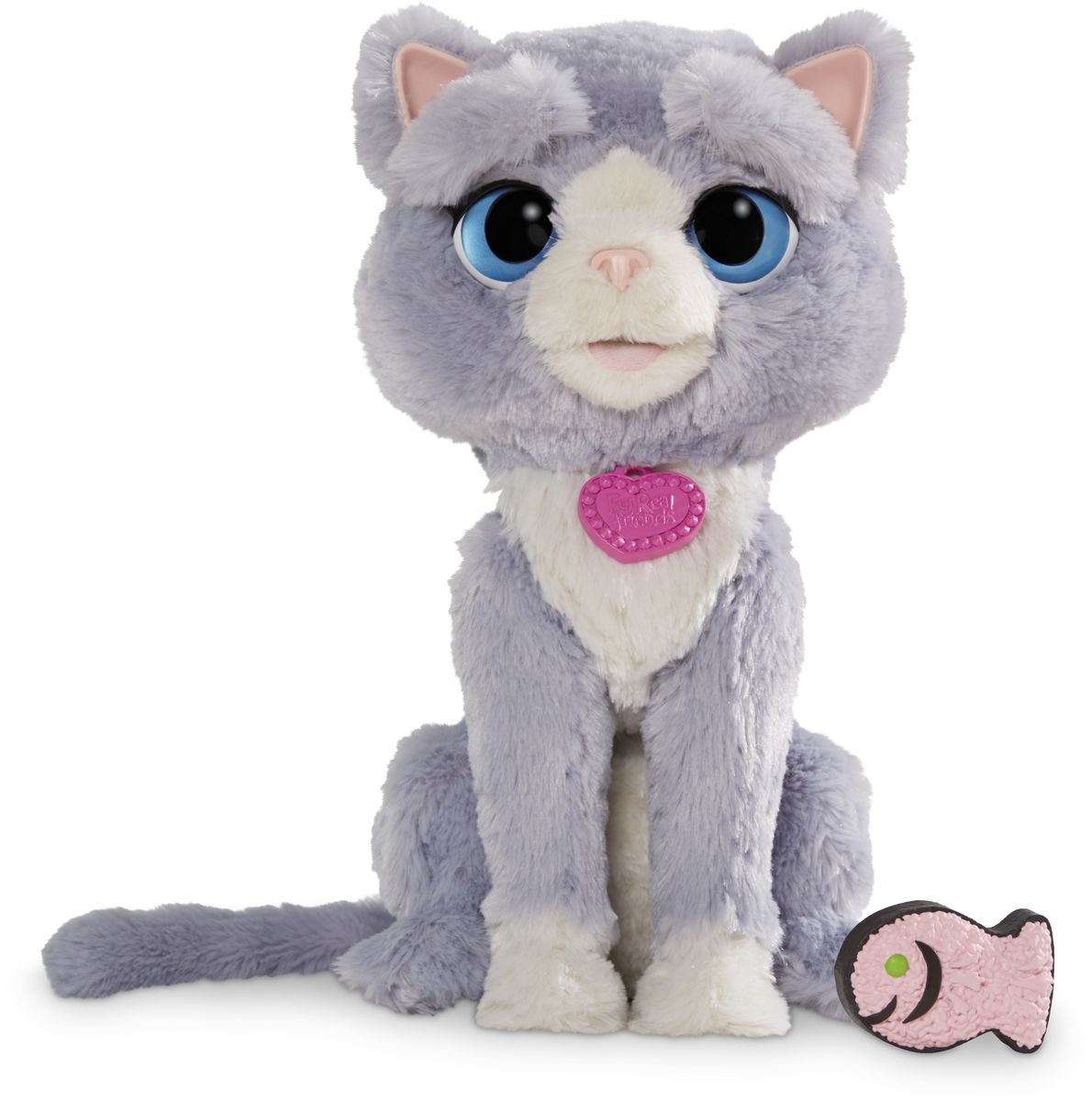 FurReal Friends Интерактивная игрушка Котёнок БутсиB5936 FurReal Friends Интерактивная игрушка Котёнок БутсиB5936Бутси обладает 5 разными выражениями. Она такая смелая и умеет показывать, когда счастлива, грустит, любопытна, расстроена или немного злится! Бутси обожает, когда ее обнимают или щекочат. Бутси любит своё угощение - рыбку! Есть функция TRY-ME!