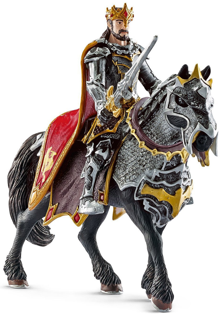 Schleich Фигурка Рыцарь Драконов Король на лошади