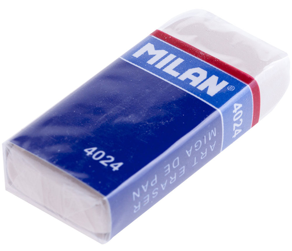 Milan Ластик 4024CNM4024 Milan Ластик 4024CNM4024Ластик Milan нового поколения с высокоэффективным пластификатором. Ластик обеспечивает качественное стирание и не повреждает бумагу.