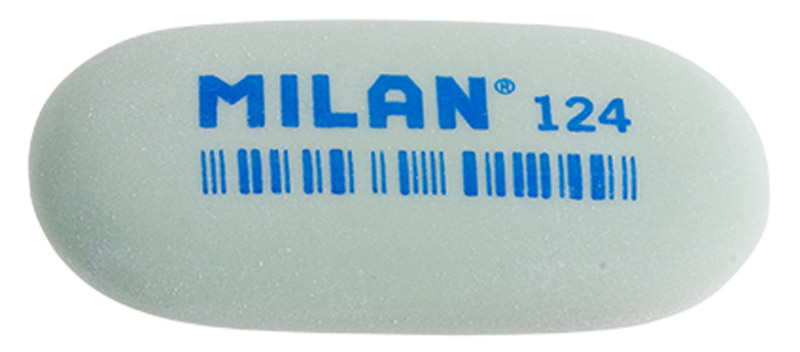 Milan Ластик 124 цвет зеленыйCMM124_зеленый Milan Ластик 124 цвет зеленыйCMM124_зеленыйЛастик Milan овальной формы для точного стирания. Полумягкая текстура.
