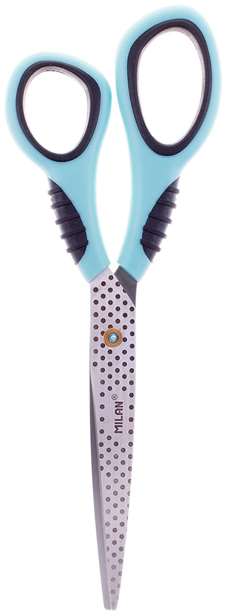 Milan Ножницы Soft 20,5 смBWM10150DB Milan Ножницы Soft 20,5 смBWM10150DBОфисные ножницы Milan с лезвием из нержавеющей стали. Противоударная пластиковая ручка. Ножницы имеют красивый рисунок на лезвии. Эргономичные ручки черно-зеленого цвета. Длина ножниц - 20,5 см.
