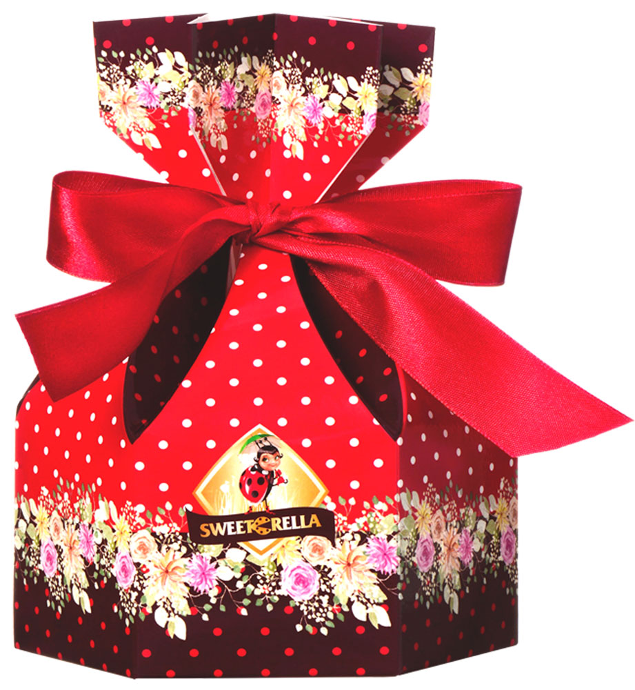 Sweeterella ассорти суфле мешок сладостей, 150 гибд003 Sweeterella ассорти суфле мешок сладостей, 150 гибд003Подарок, оформленный в форме картонного мешочка, перевязанного ленточкой с весенними цветами, – отличный вариант в качестве презента или дополнение к подарку. В мешочке ассорти суфле, покрытое нежным молочным шоколадом. Ассорти суфле, глазированное шоколадной глазурью со вкусами: - Ваниль; - Банан; - Лесные ягоды; - Апельсин; - Мокко. Уважаемые клиенты! Обращаем ваше внимание, что полный перечень состава продукта представлен на дополнительном изображении.