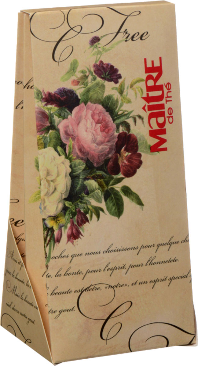 Maitre Розы черный листовой чай, 25 гбаж063 Maitre Розы черный листовой чай, 25 гбаж063Чай в мини-упаковке станет прекрасным дополнением к подарку. Черный листовой чай Maitre Розы имеет крепкий настой и приятный аромат. Насладитесь им в компании своих друзей и близких.